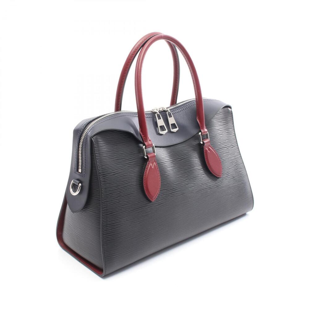 Louis Vuitton Bag Navy Blue Black Tuileries Red Epi Burgundy Leather Tote